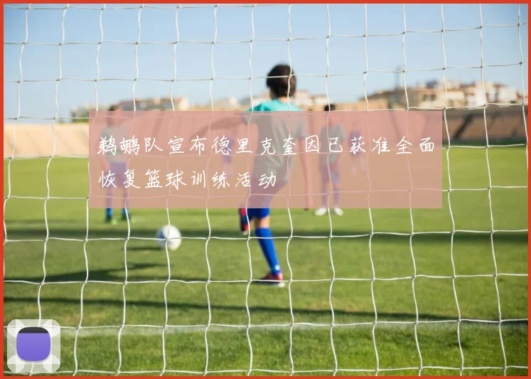 鹈鹕队宣布德里克奎因已获准全面恢复篮球训练活动